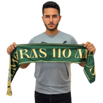 Cachecol Palmeiras Faixa Evolução dos Símbolos 110 Anos - Adulto