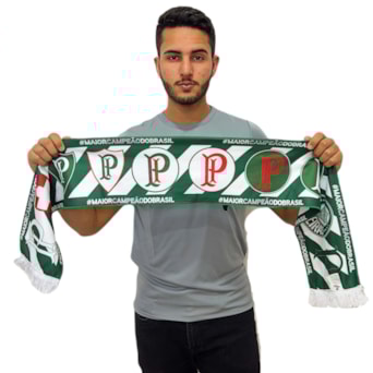Cachecol Palmeiras Faixa Evolução Palestra Itália - Adulto
