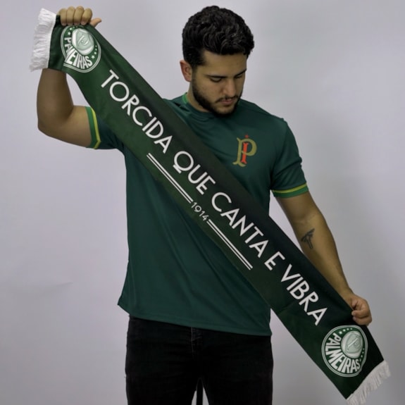 Cachecol Palmeiras Torcida Que Canta E Vibra - Adulto