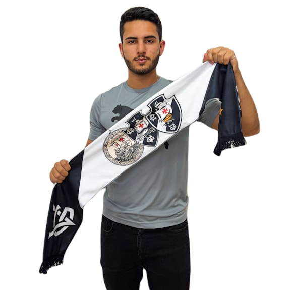 Cachecol Vasco da Gama Faixa Evolução Escudos - Adulto