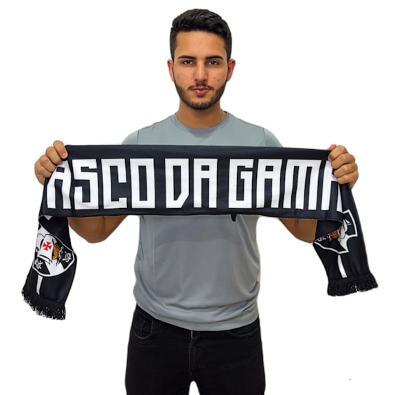 Cachecol Vasco da Gama Faixa Símbolo - Adulto