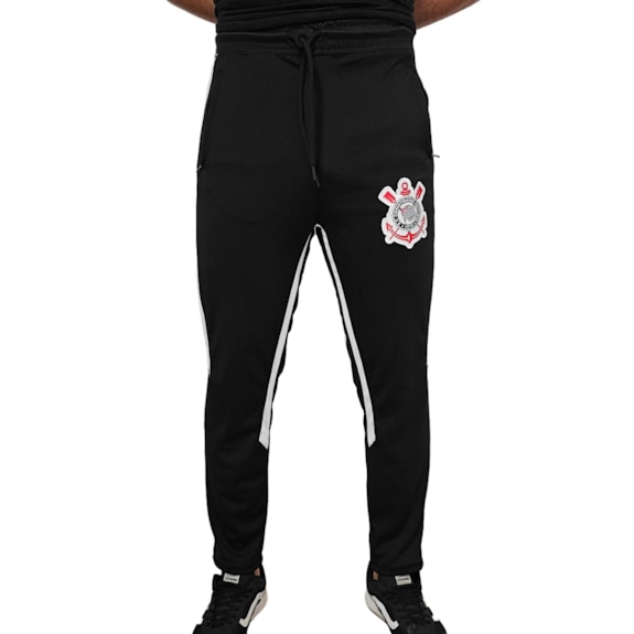Calça Corinthians Fitness Preta - Masculino