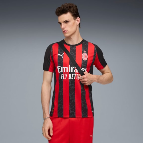 Camisa AC Milan Puma 25/26 Uniforme 1 Torcedor - Masculino
