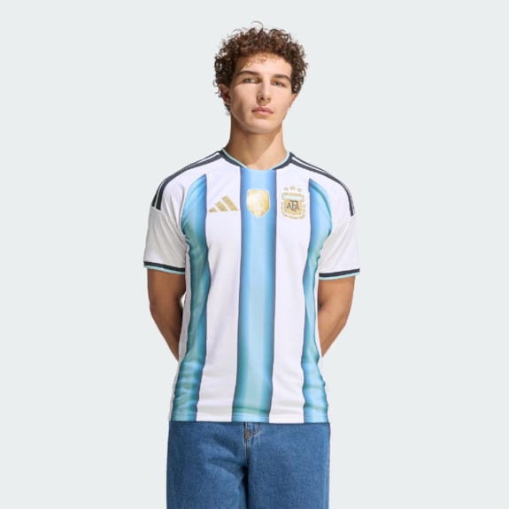 Camisa Argentina Adidas 2026 Uniforme 1 Torcedor - Masculino