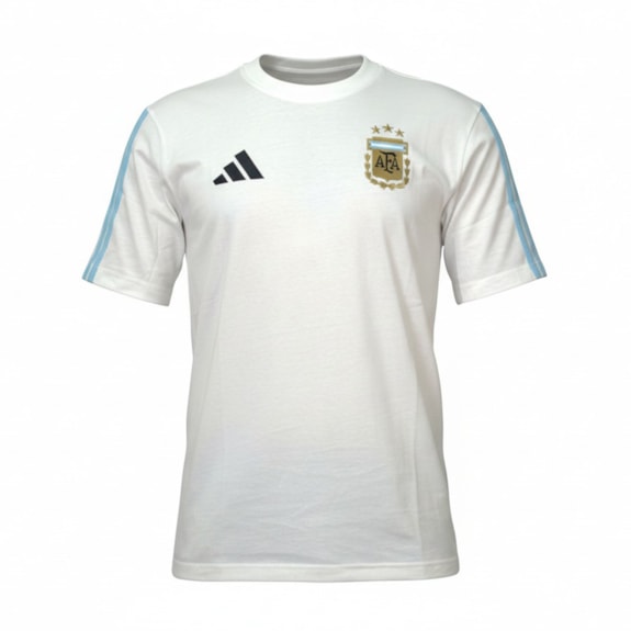 Camisa Argentina Adidas DNA Algodão Branco - Masculino