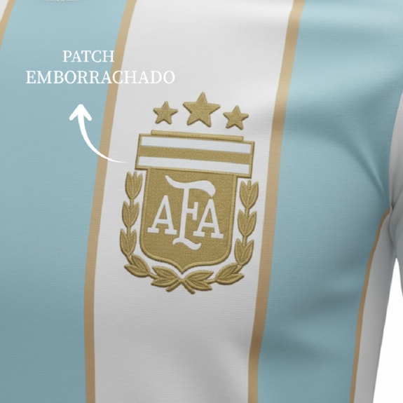 Camisa Argentina Balboa Dry Messi 10 - Infantil