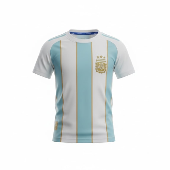 Camisa Argentina Balboa Dry Messi 10 - Infantil