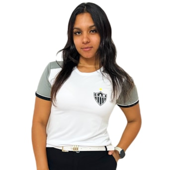 Camisa Atlético Mineiro Baby Look Ligação - Feminina