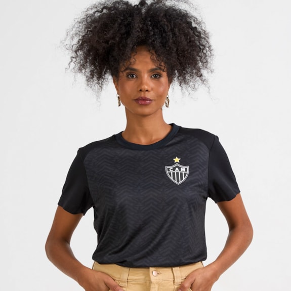 Camisa Atlético Mineiro Baby Look Principia- Feminina