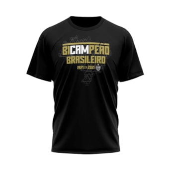 Camisa Atlético Mineiro Bicampeão Brasileiro - Masculino