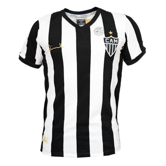 Camisa Atlético Mineiro Reinaldo 1977 Retrômania  - Masculino