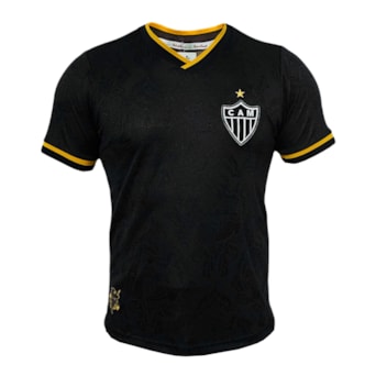 Camisa Atlético Mineiro Retrô 2013 Home Preta - Masculino
