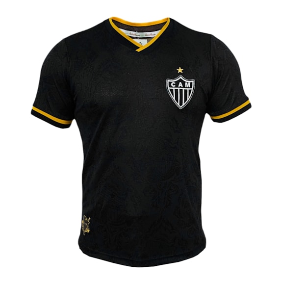 Camisa Atlético Mineiro Retrô 2013 Home Preta - Masculino