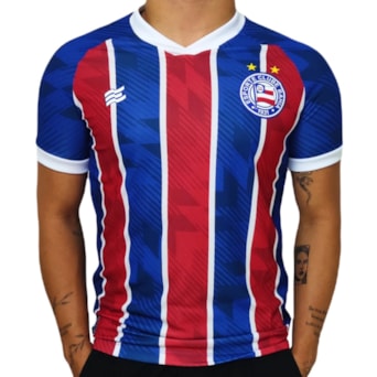 Camisa Bahia 2024 Uniforme 2 Esquadrão Versão Torcedor Oficial - Masculino