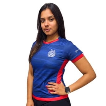 Camisa Bahia Esquadrão 2024 Baby Look Uniforme 3 Jogo - Feminina