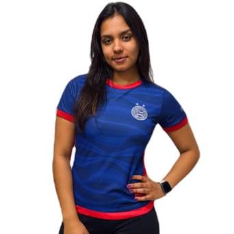 Camisa Bahia Esquadrão 2024 Baby Look Uniforme 3 Jogo - Feminina