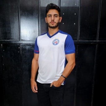 Camisa Bahia Esquadrão Azul e Branco - Masculino