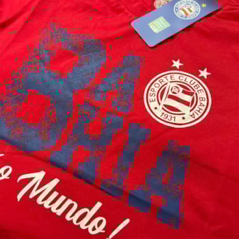 Camisa Bahia Esquadrão Basic Algodão Vermelha - Feminino