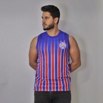 Camisa Bahia Esquadrão Regata Casual Listras - Masculino