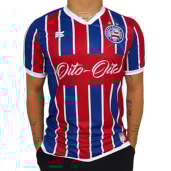 Camisa Bahia Esquadrão Tricolor Oito-Oito - Masculino