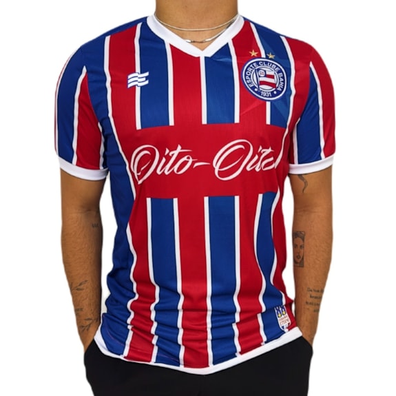 Camisa Bahia Esquadrão Tricolor Oito-Oito - Masculino