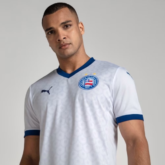 Camisa Bahia Puma 2025 Uniforme 1 Torcedor - Masculino