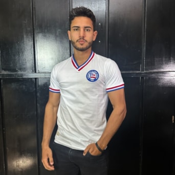 Camisa Bahia Retrô 1973 Campeão Baiano Branca - Masculino