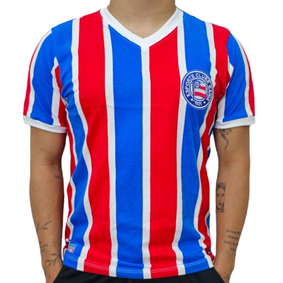 Camisa Bahia Retro 1988 Campeão Brasileiro - Masculino