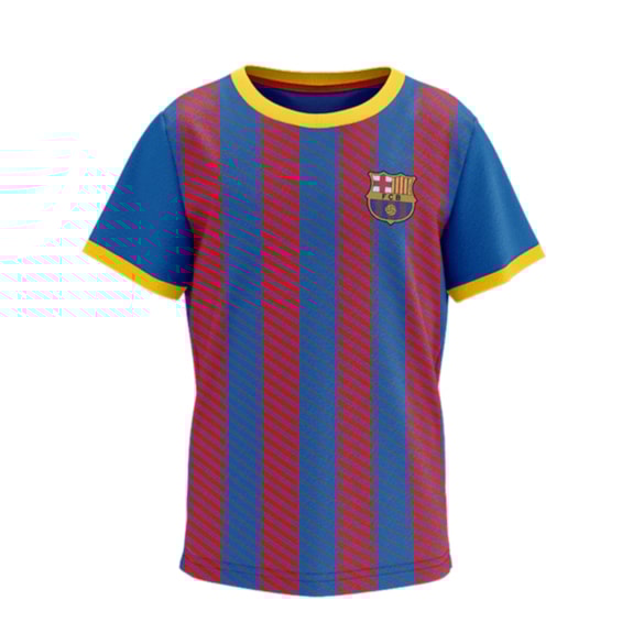 Camisa Barcelona Illuvium Listras  - Infantil