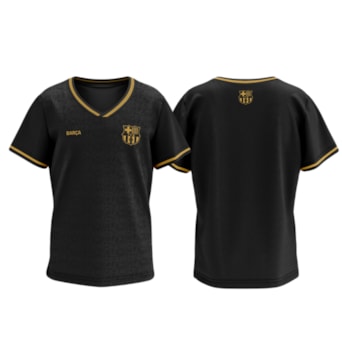Camisa Barcelona Tucker Gold - Infantil