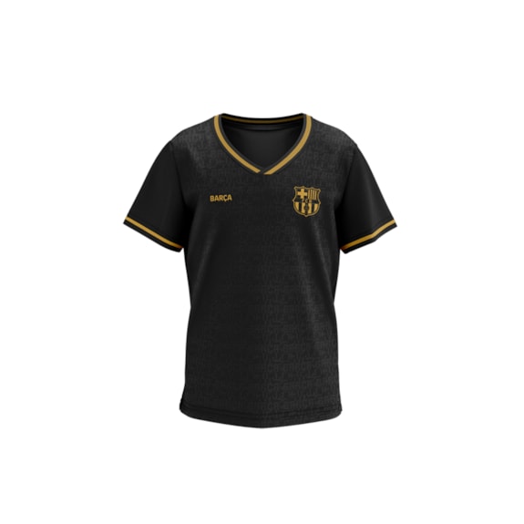 Camisa Barcelona Tucker Gold - Infantil