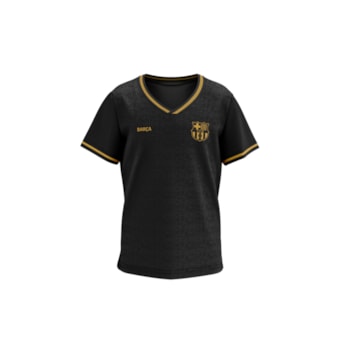 Camisa Barcelona Tucker Gold - Infantil