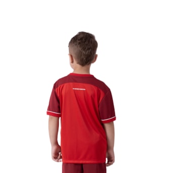 Camisa Bayern de Munique Cave Vermelha - Infantil