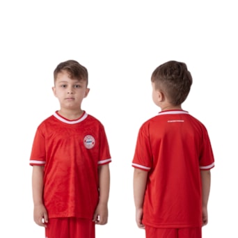 Camisa Bayern de Munique Lark Vermelha - Infantil