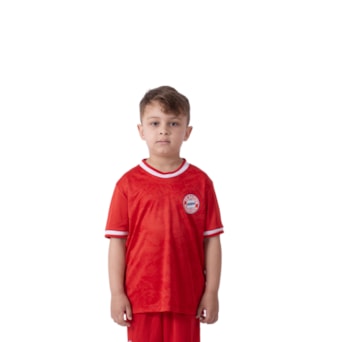 Camisa Bayern de Munique Lark Vermelha - Infantil