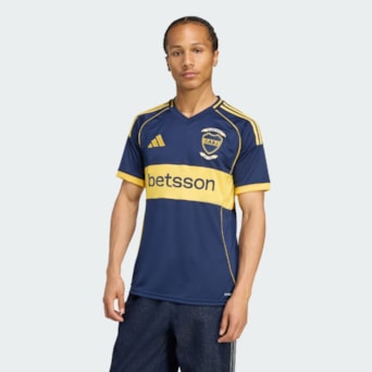 Camisa Boca Juniors Adidas 25/26 Uniforme 1 Torcedor - Masculino