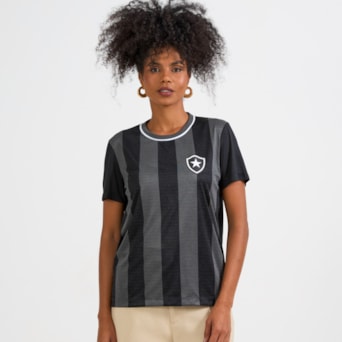 Camisa Botafogo Baby Look Glorioso Romper - Feminina