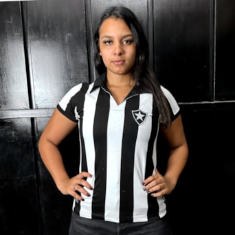 Camisa Botafogo Baby Look Retrô 1962 - Feminina