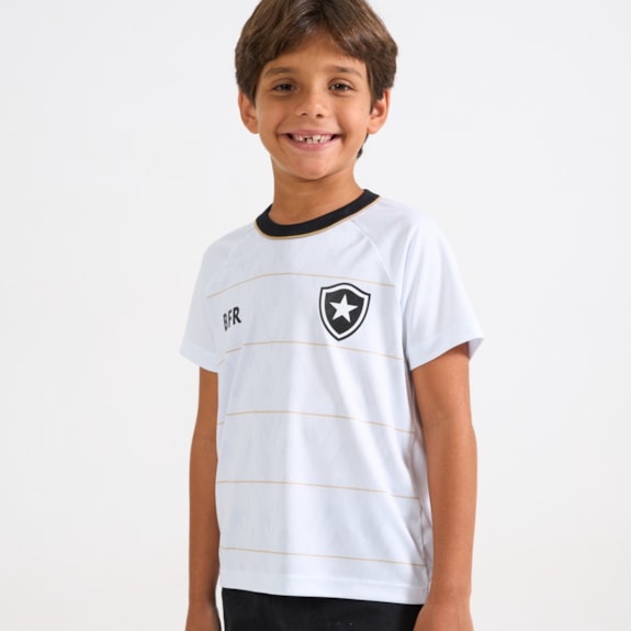 Camisa Botafogo Bens Branco - Infantil Tamanho:8;Cor:Branco