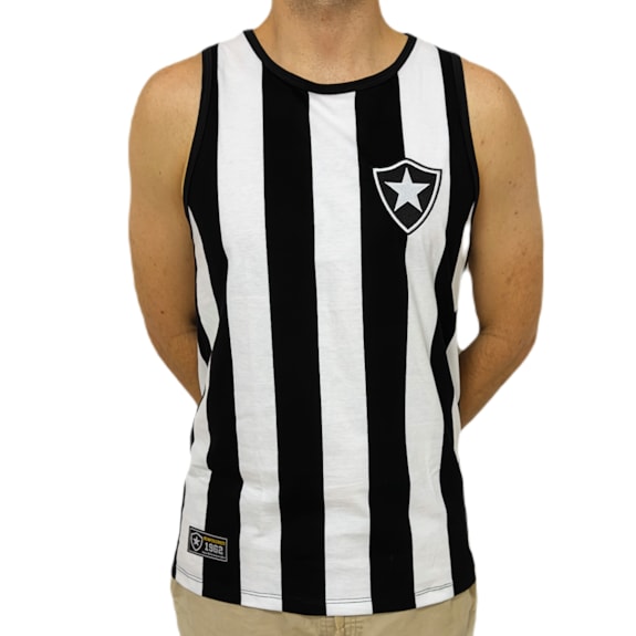 Camisa Botafogo Regata Retrô 1962 Listrada - Masculino