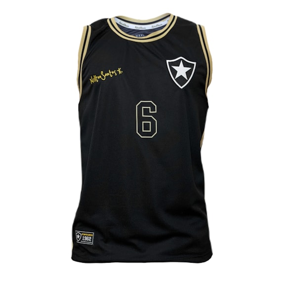 Camisa Botafogo Regata Retrô Nilton Santos - Masculino