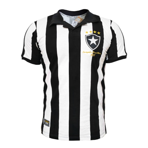 Camisa Botafogo Retro 1995 Campeão Brasileiro - Masculino