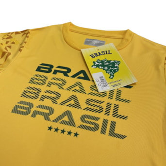 Camisa Brasil Bandeira - Infantil
