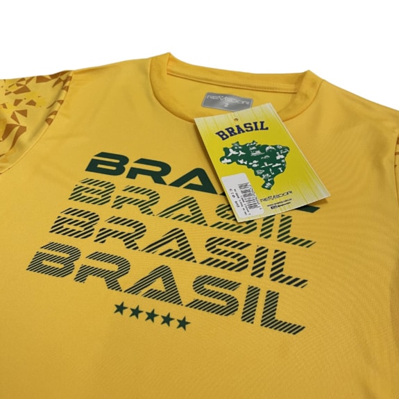Camisa Brasil Bandeira - Infantil