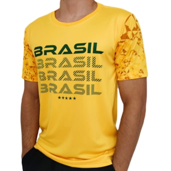 Camisa Brasil Bandeira Revedor - Masculino