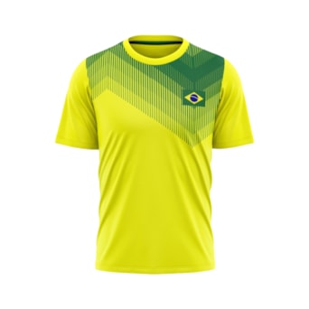 Camisa Brasil Regia Amarela - Masculina