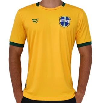 Camisa Brasil Torcedor Ouro Super Bolla - Masculino