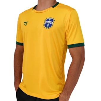 Camisa Brasil Torcedor Ouro Super Bolla - Masculino