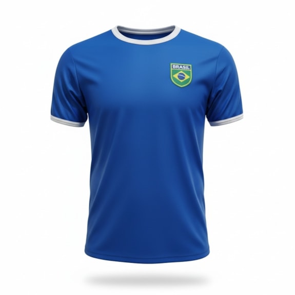 Camisa Brasil Uniforme 2 Torcedor Azul - Masculino
