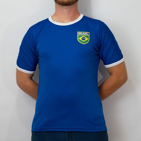 Camisa Brasil Uniforme 2 Torcedor Azul - Masculino